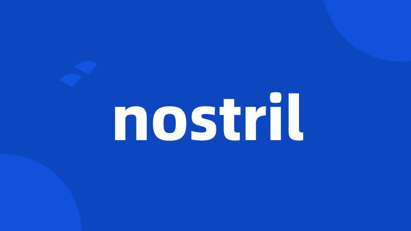 nostril