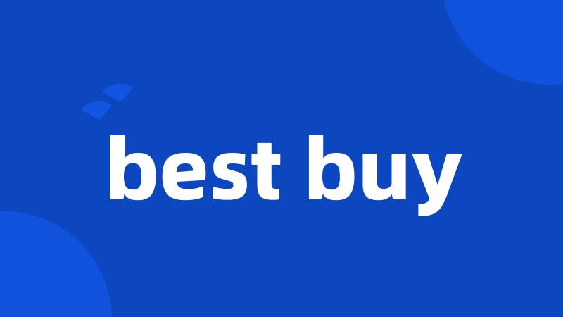 best buy