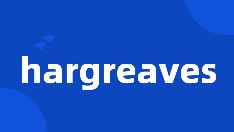 hargreaves