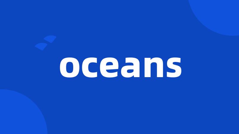 oceans