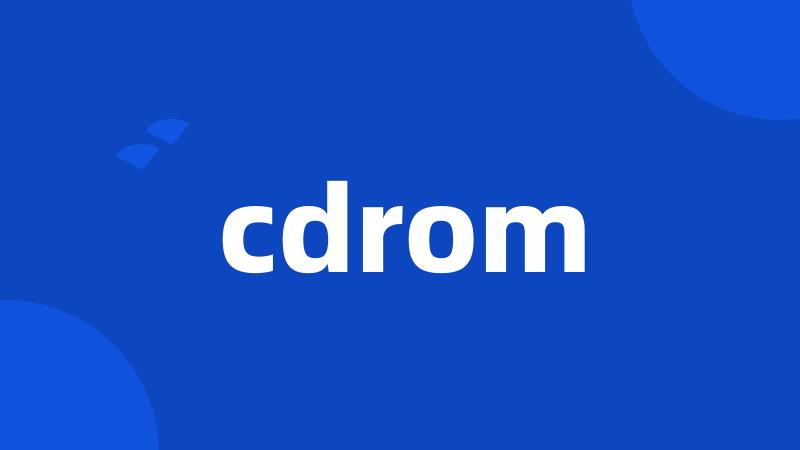 cdrom