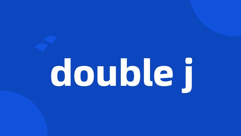 double j
