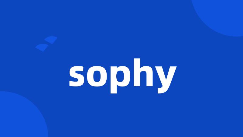 sophy