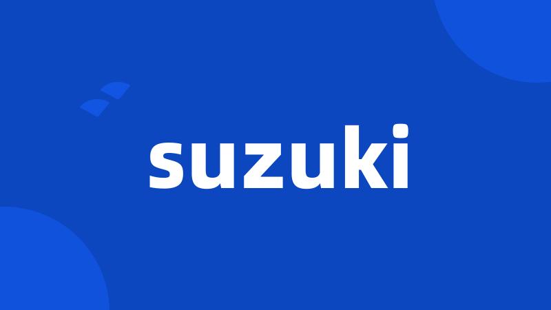 suzuki