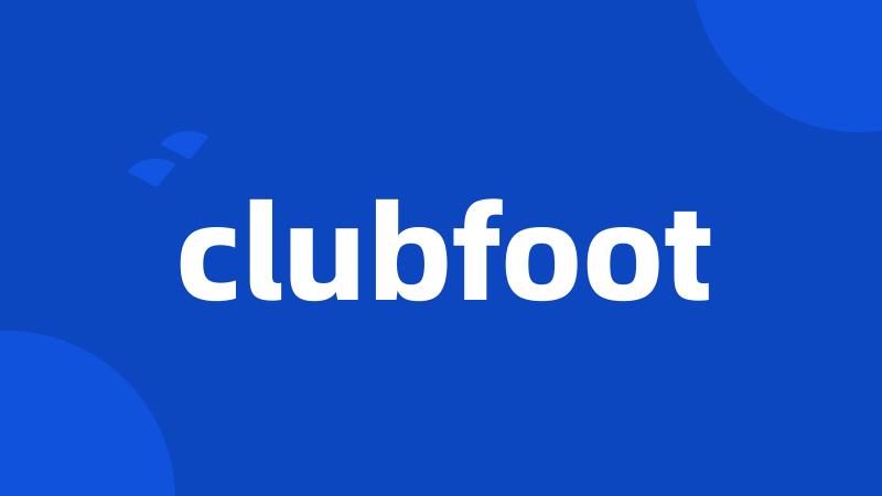 clubfoot