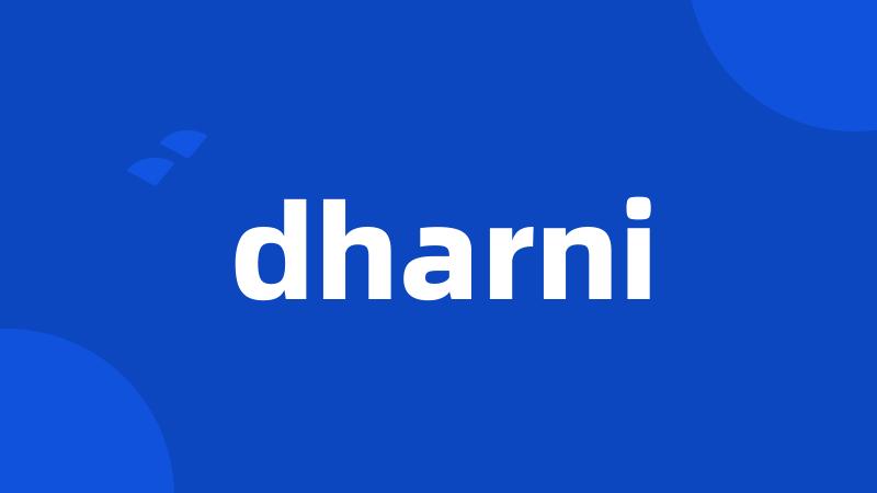 dharni
