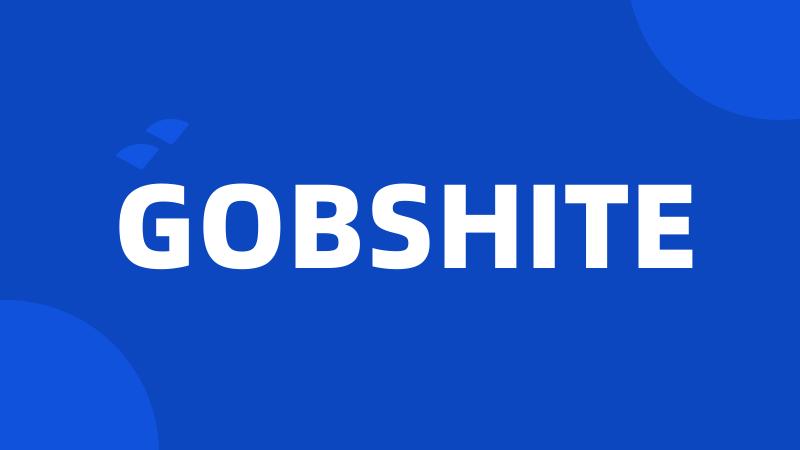 GOBSHITE