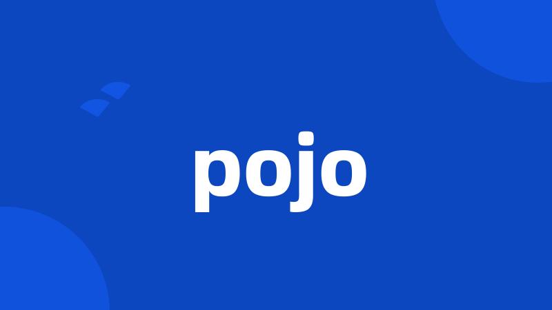 pojo