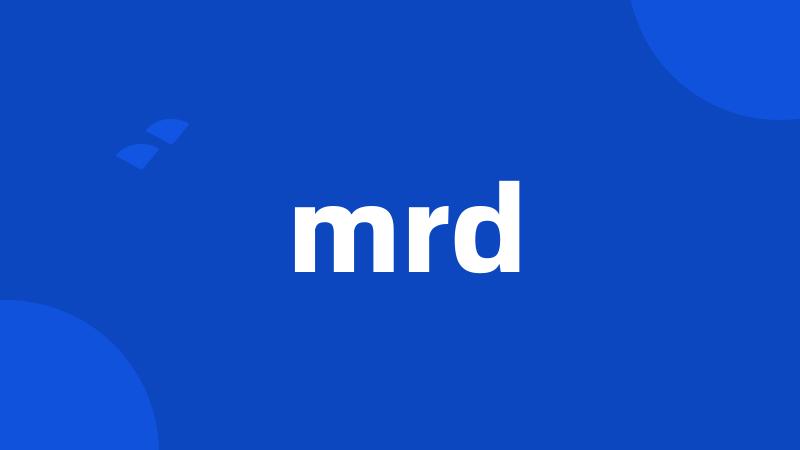 mrd