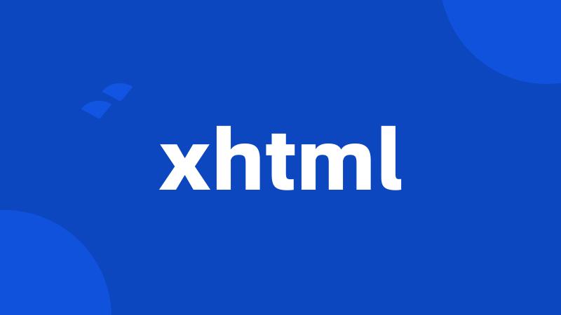 xhtml