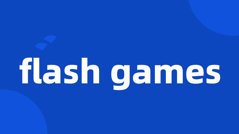 flash games