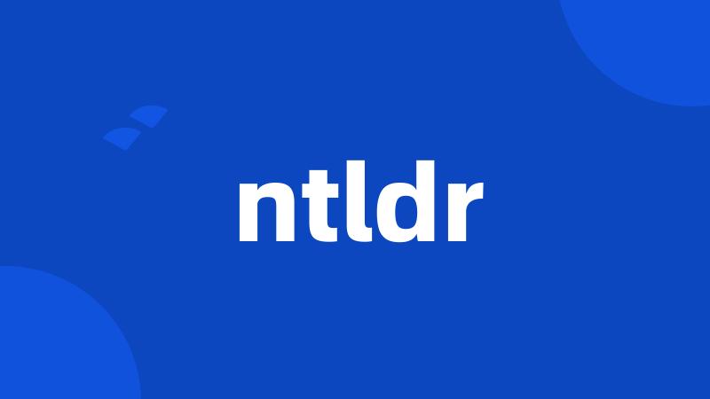 ntldr