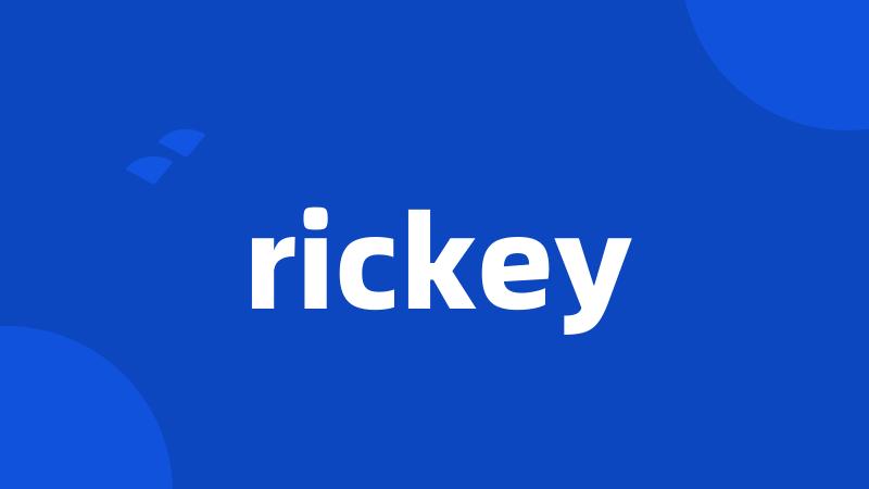 rickey