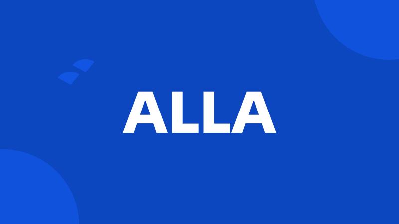 ALLA