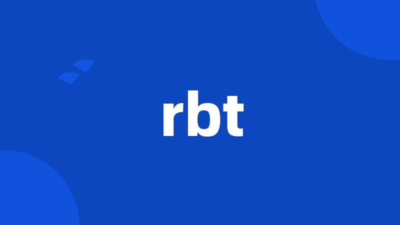 rbt