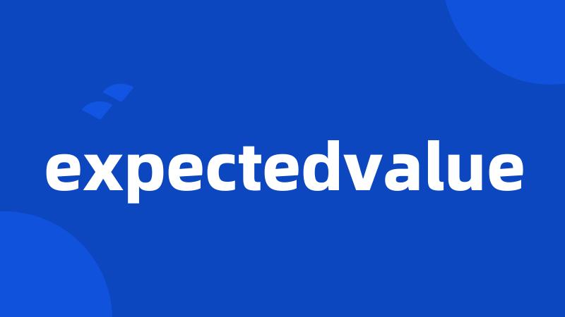 expectedvalue