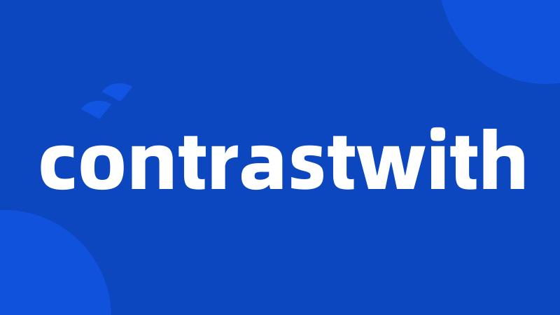 contrastwith