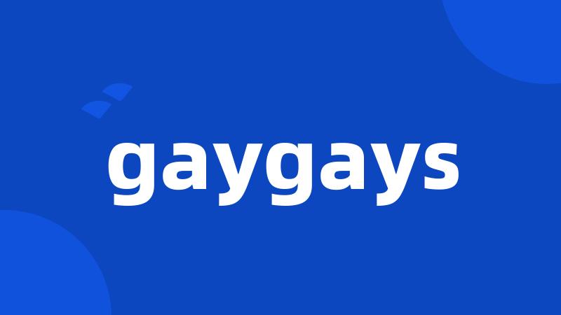 gaygays