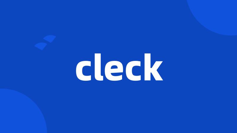 cleck