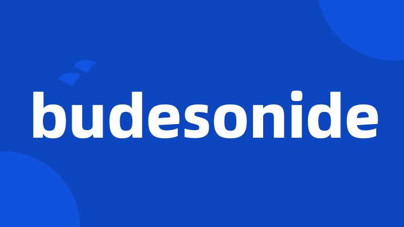 budesonide