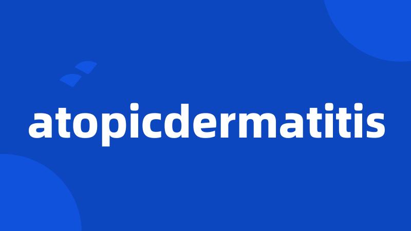 atopicdermatitis