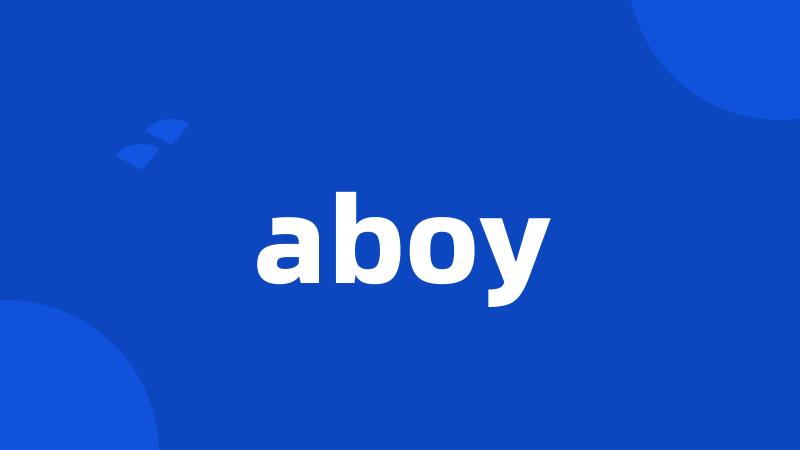 aboy