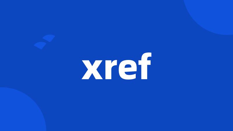 xref