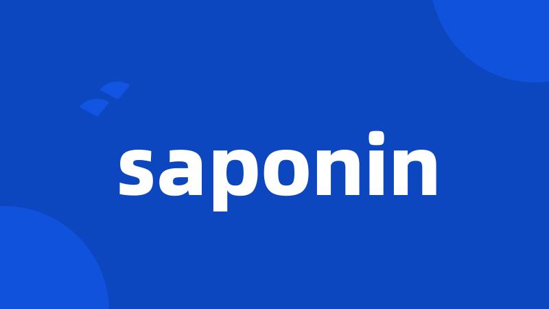 saponin