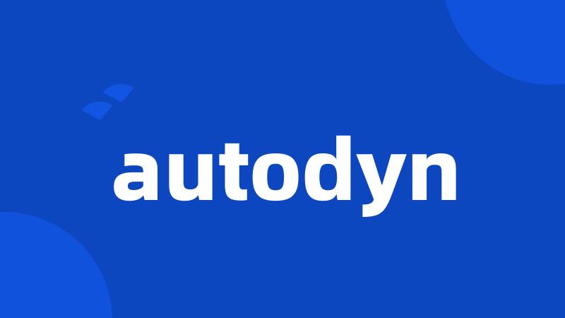 autodyn