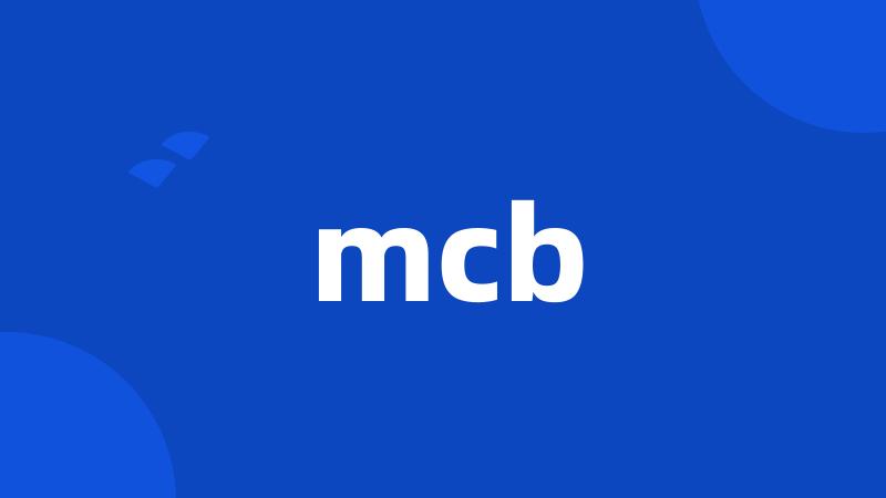 mcb