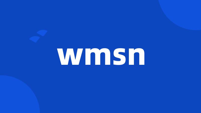 wmsn