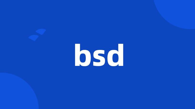 bsd