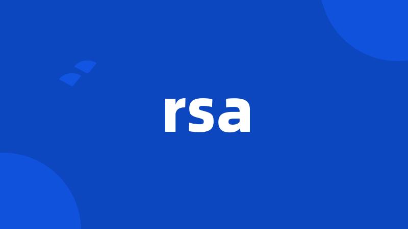 rsa