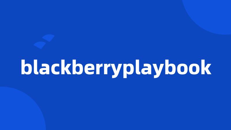 blackberryplaybook