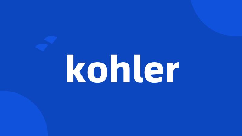 kohler