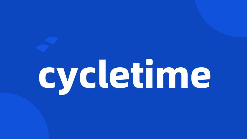 cycletime