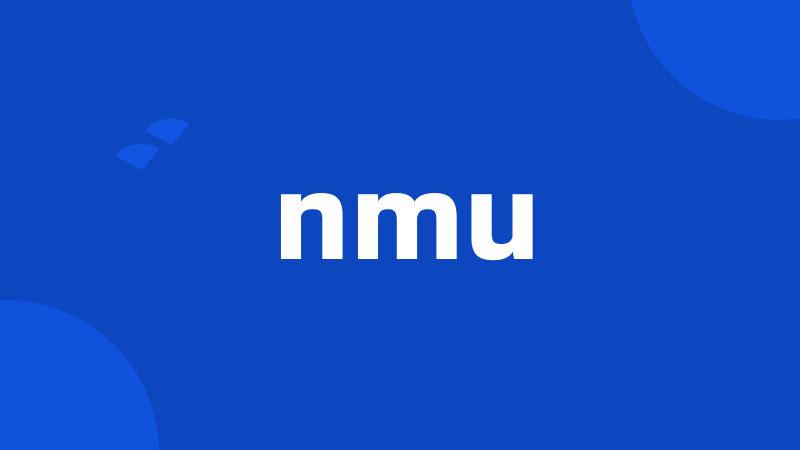 nmu