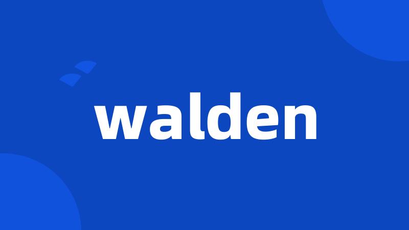 walden