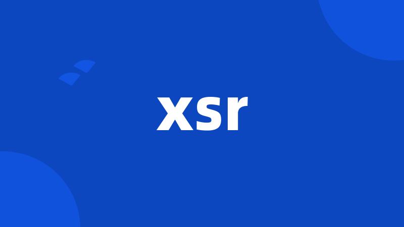 xsr