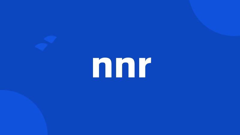 nnr