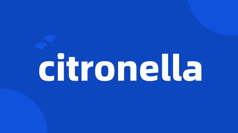 citronella