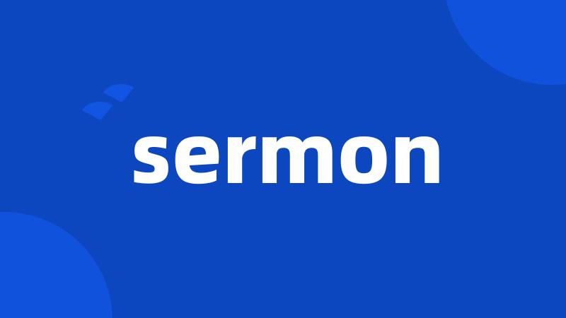 sermon