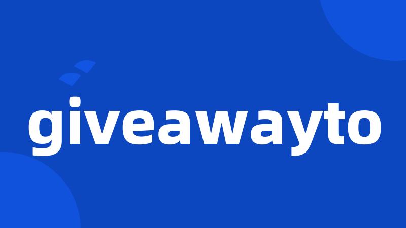 giveawayto