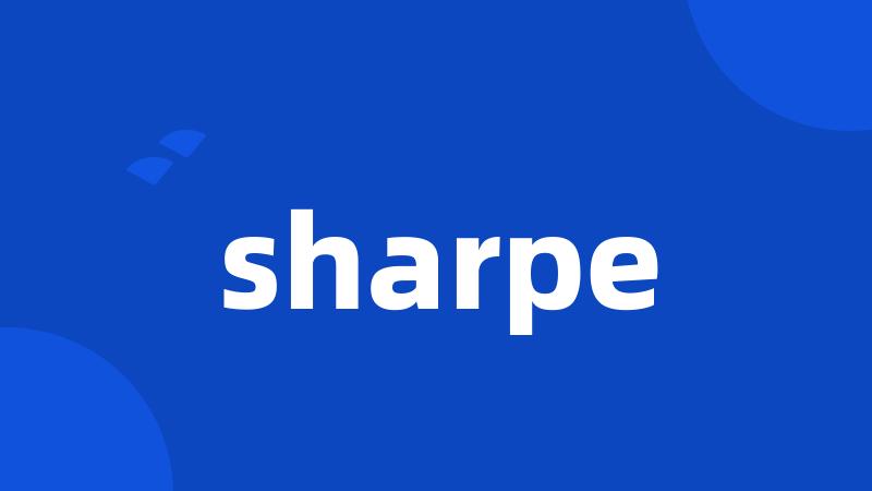 sharpe