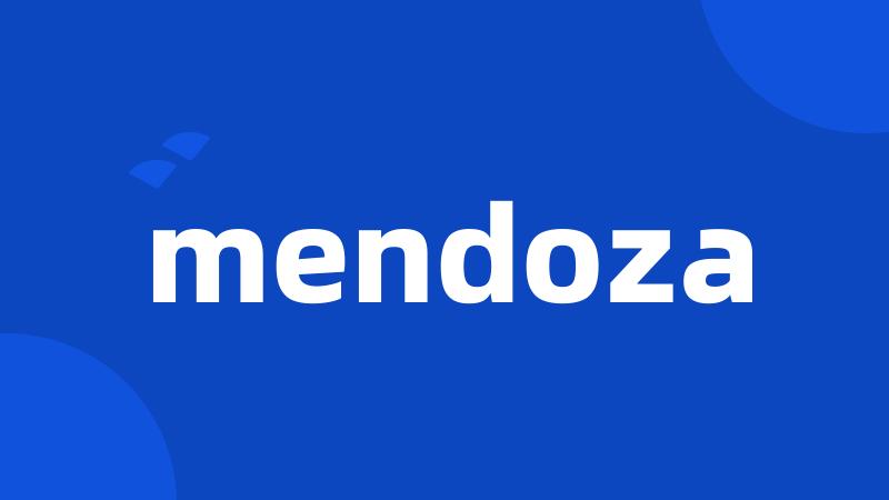 mendoza