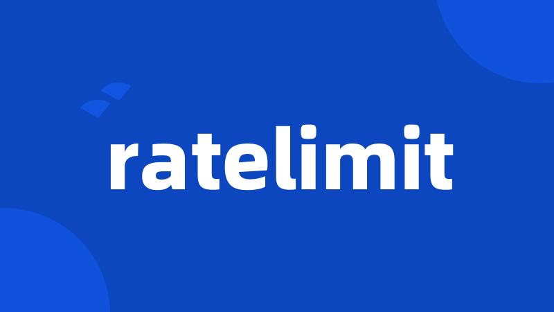 ratelimit