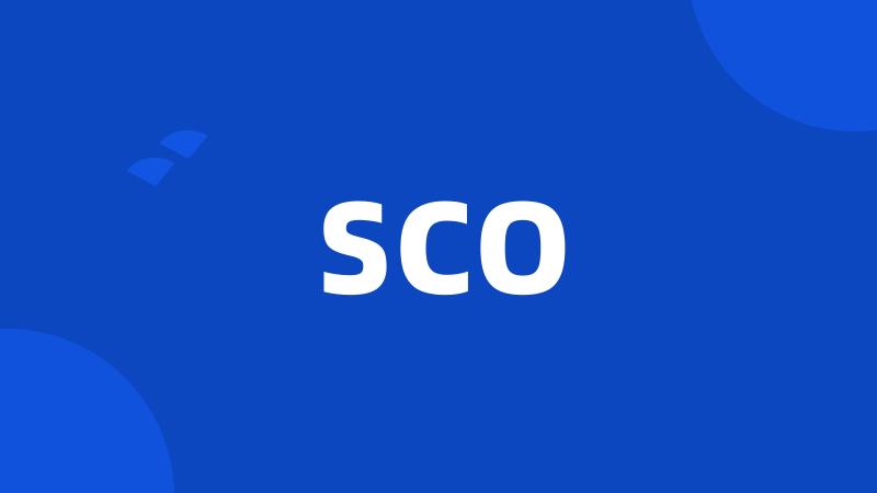 SCO