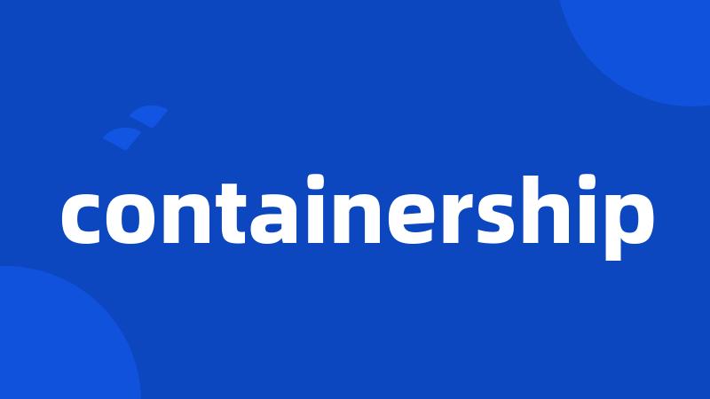 containership