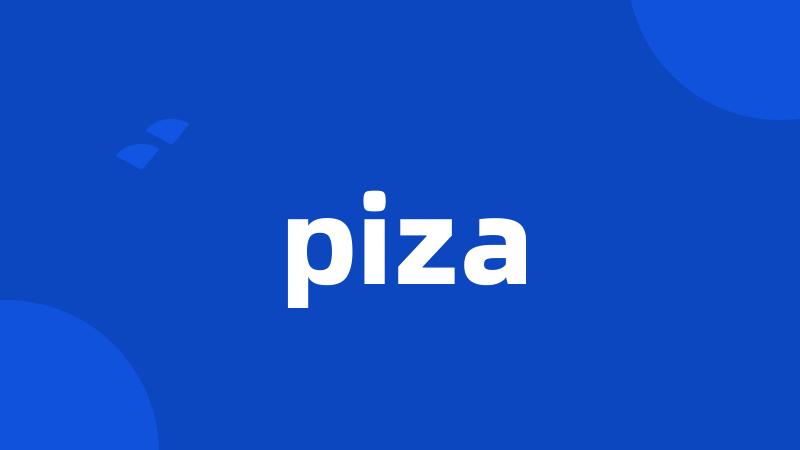 piza