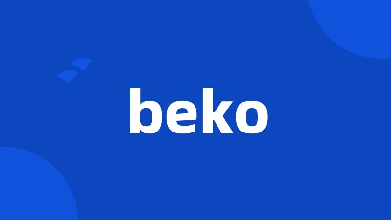 beko